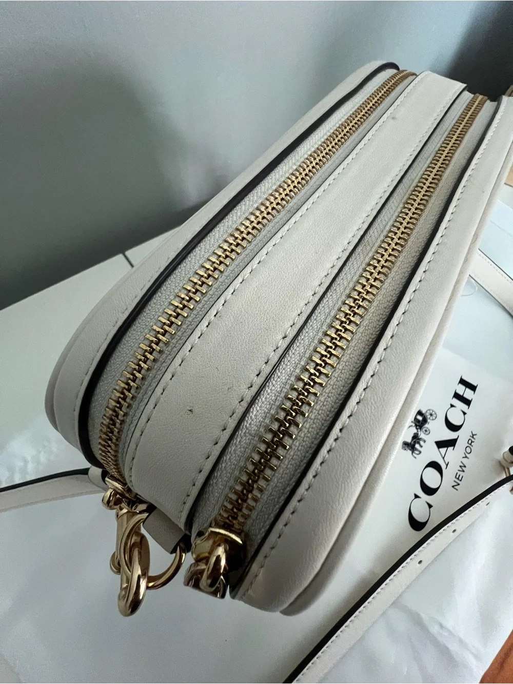 Coach Jes quilted crossbody bag with matching wallet